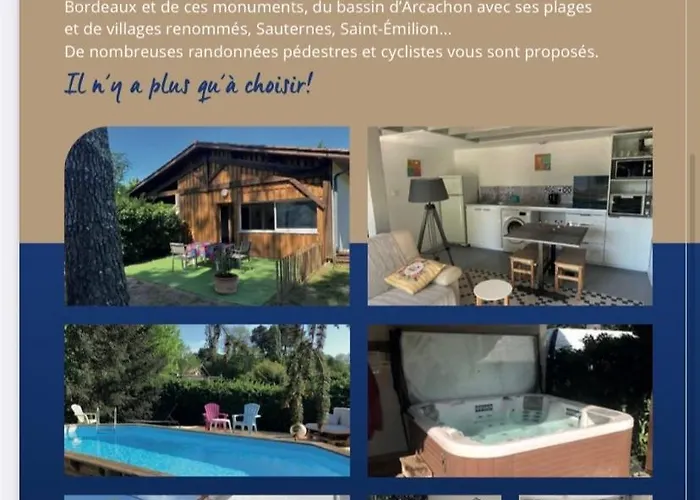 Prázdninový dům D'ici Et D'ailleurs 1 & 2 -famille Ou Groupe- Dependances Dans Propriete Proche Bordeaux Et Bassin Arcachon *